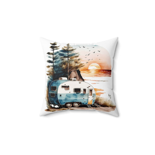 Spun Polyester Square Pillow