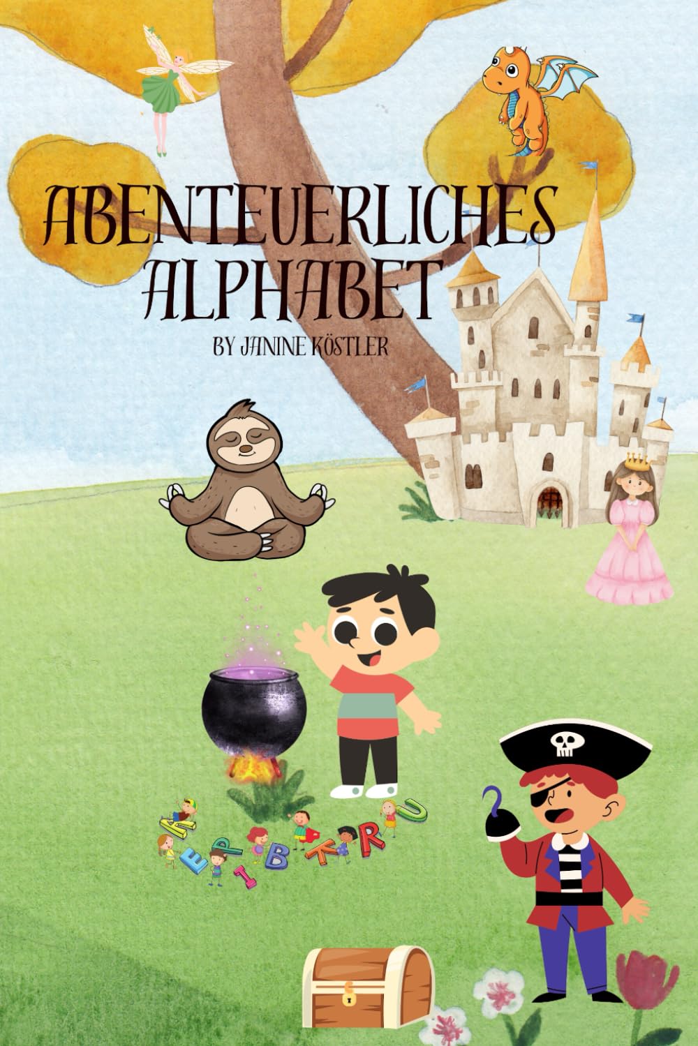 Adventurous Alphabet: Writing and Teaching Book for Children